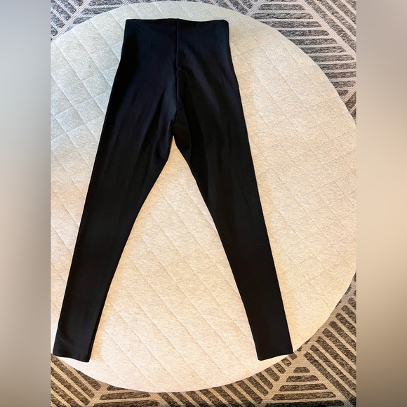 COMMANDO Sz Medium Black High Waisted Full Length Leggings Orig $128 - Picture 5 of 7